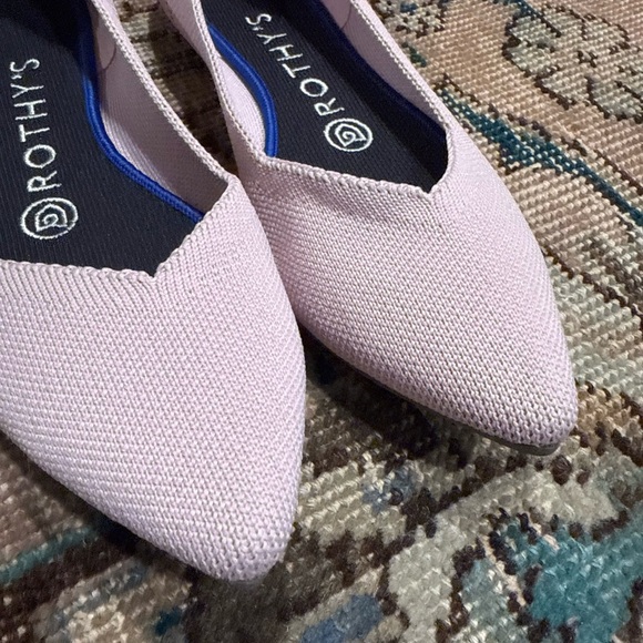 Rothy's Women's Pointed Flats in Lavender - Picture 5 of 5